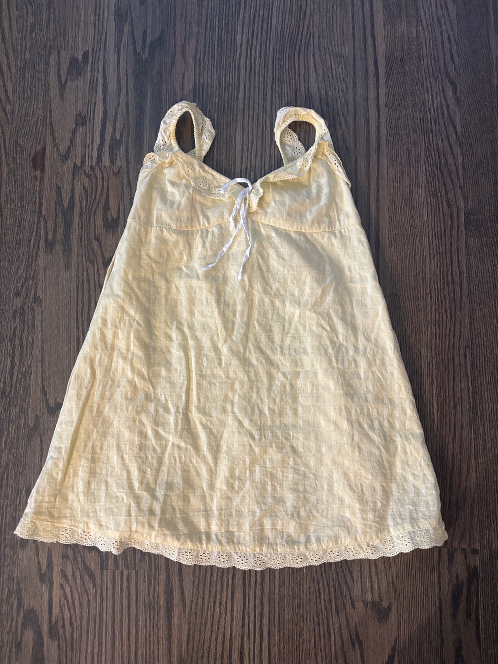 Hollister light yellow dress